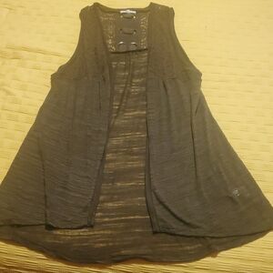 LAST CHANCE FINAL PRICE Maurices Green Sleeveless Open Long Vest